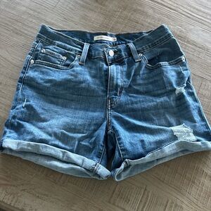 Levi's Classic Blue Jean Shorts
